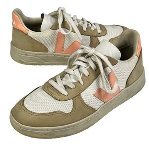 VEJA Sneakers Shoes Womens Size 9 V-10 White Bellini Casual  VX0503299